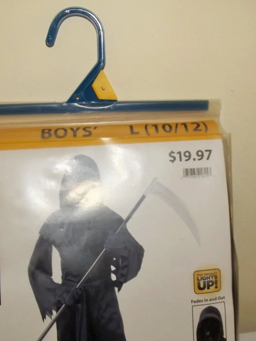 Celebrate Boys Phantom Halloween Costume SZ LG  (10-12)--NWT